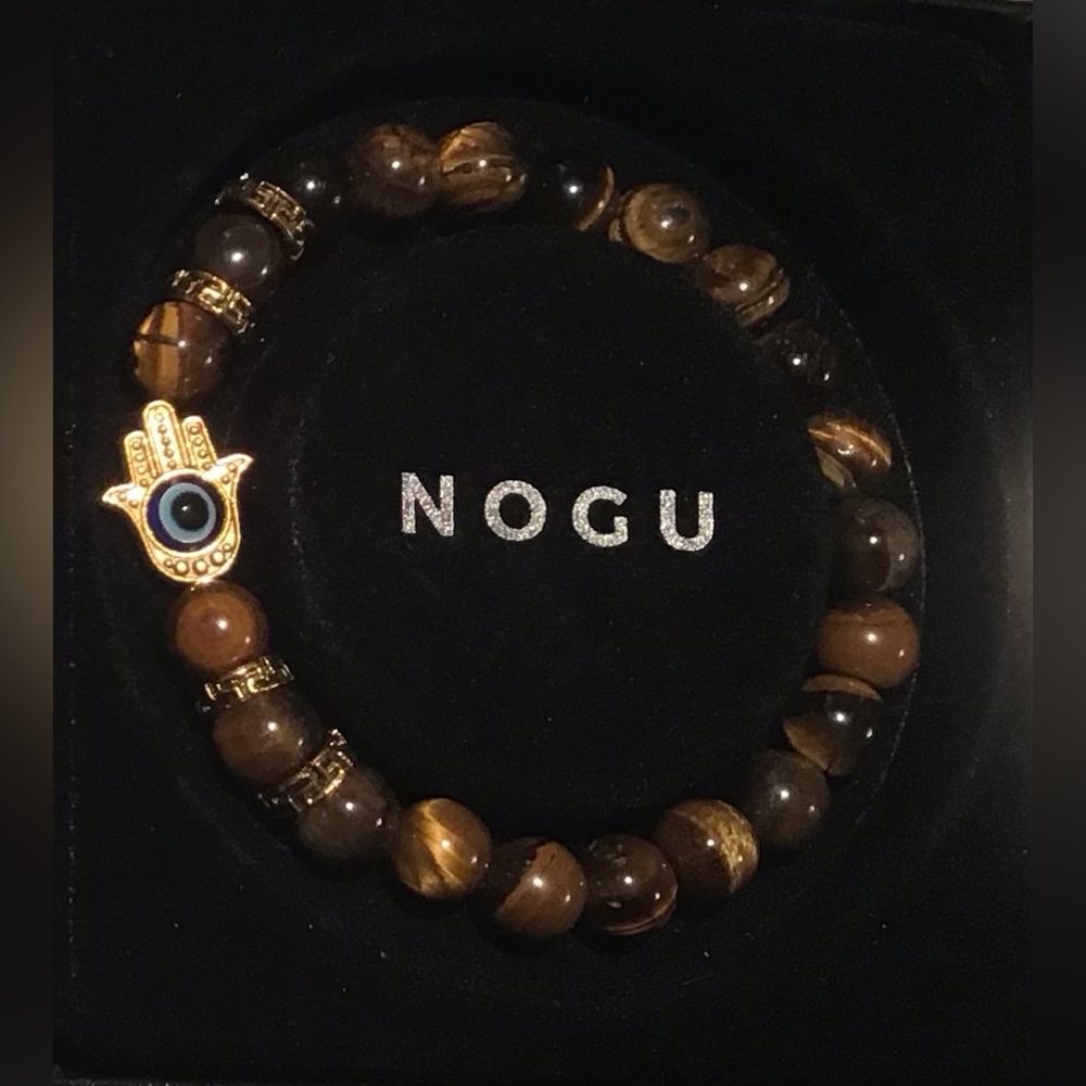 🤎💙 Blissbury Hamsa Hand Evil Eye Protection Bracelet 💙🤎